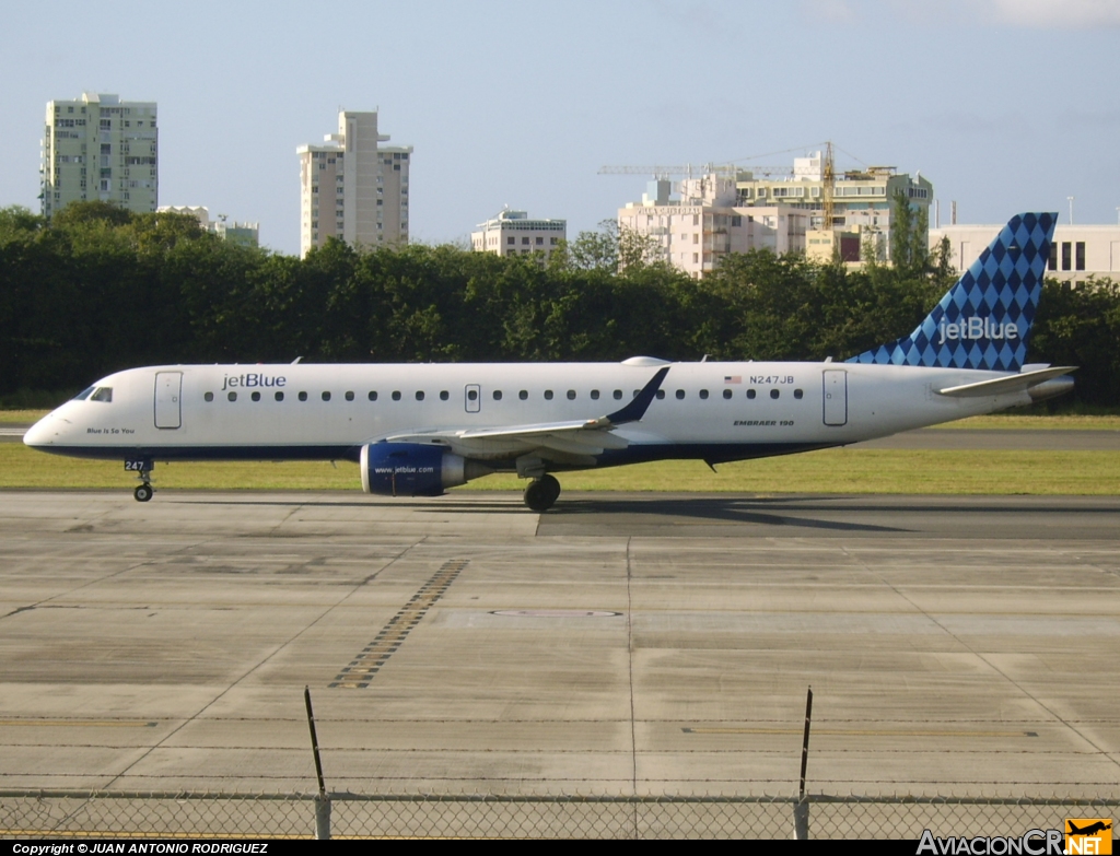 N247JB - Embraer ERJ-190-100AR - Jet Blue