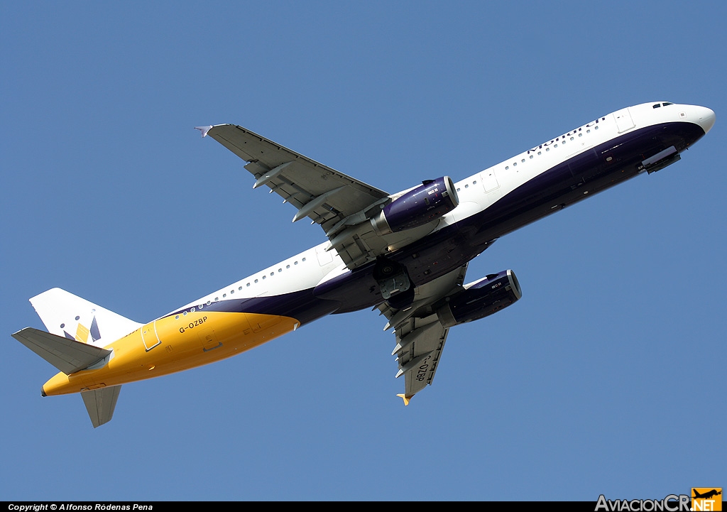 G-OZBP - Airbus A321-231 - Monarch Airlines