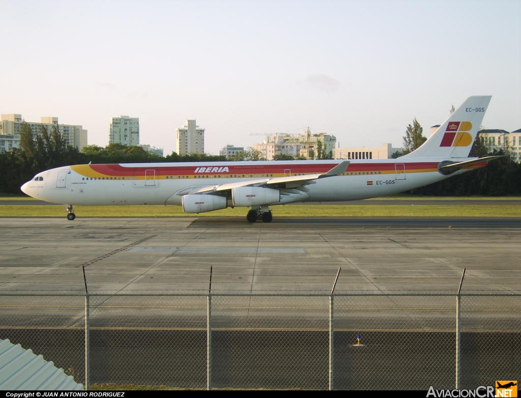 EC-GGS - Airbus A340-313 - Iberia