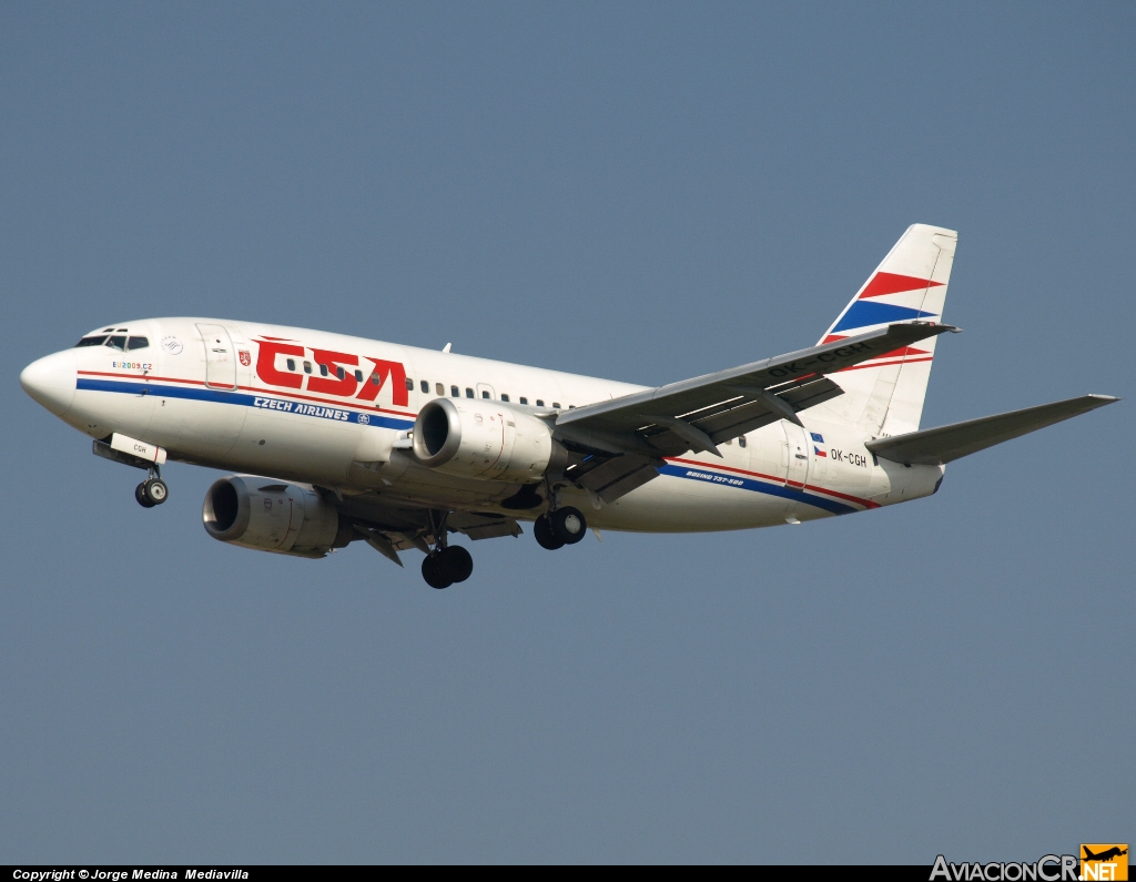 OK-CGH - Boeing 737-55S - CSA Czech Airlines