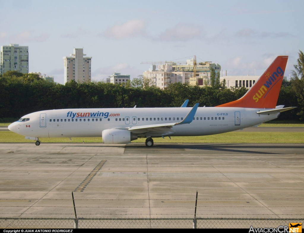 C-FYLD - Boeing 737-808 - Sunwing Airlines