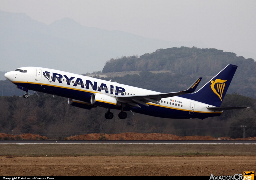 EI-DYF - Boeing 737-8AS - Ryanair