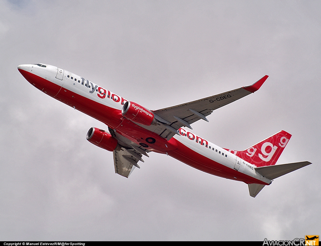 G-CDEG - Boeing 737-8BK - Flyglobespan