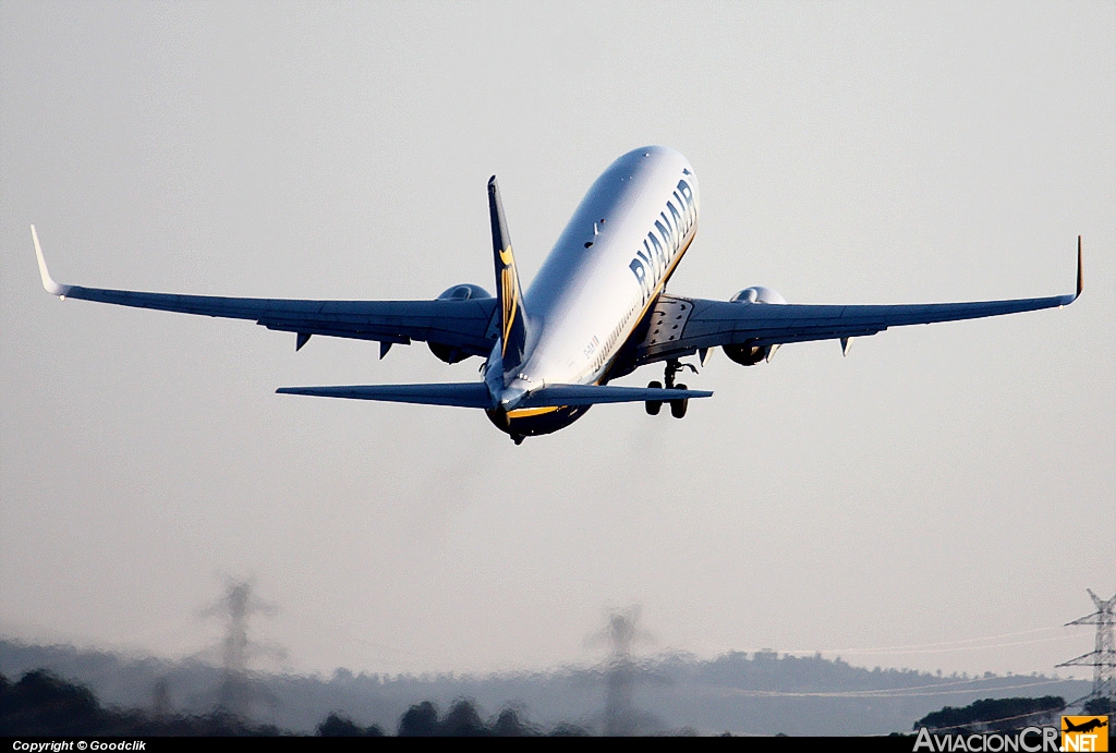 EI-DWS - Boeing 737-8AS - Ryanair