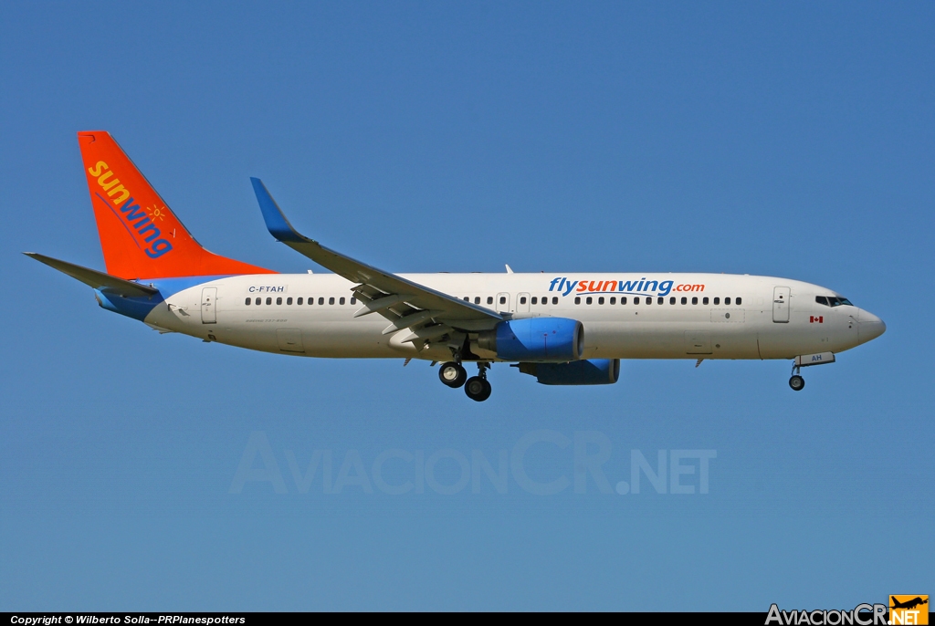 C-FTAH - Boeing 737-8Q8 - Sunwing Airlines