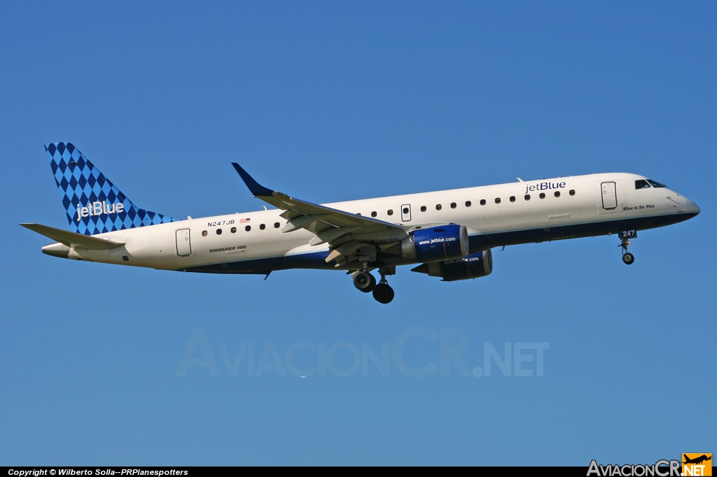 N247JB - Embraer ERJ-190-100AR - Jet Blue