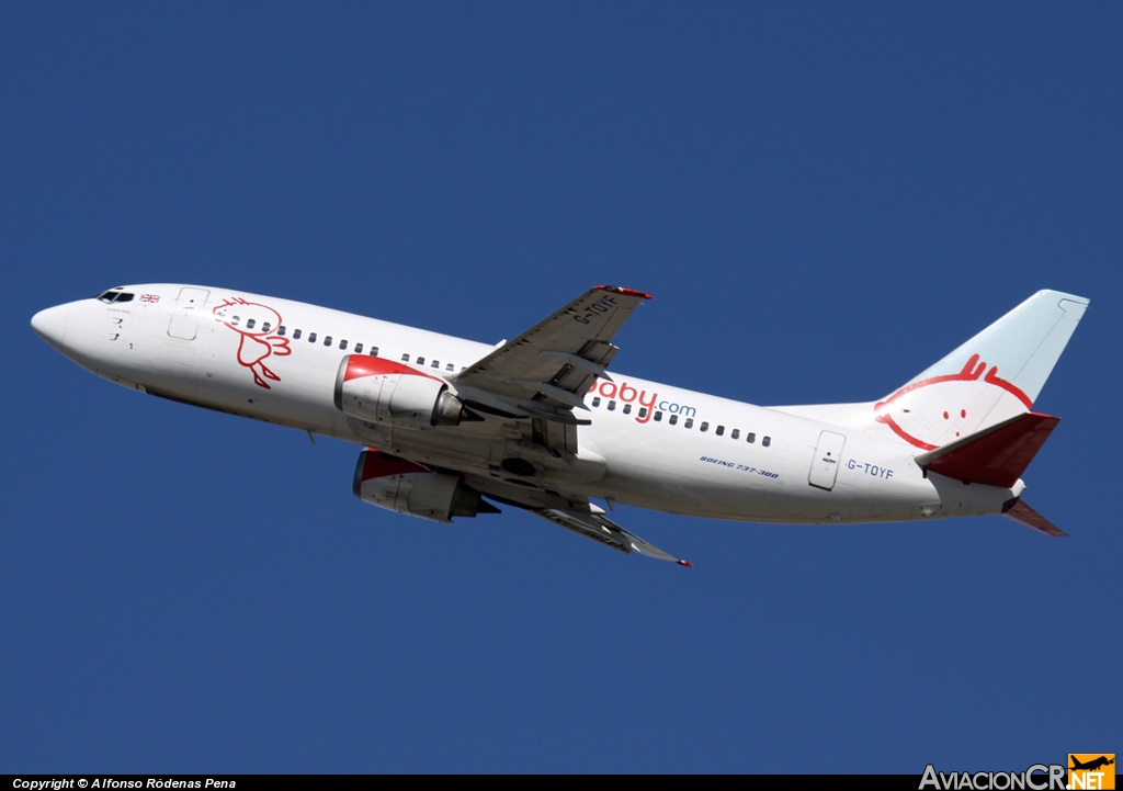 G-TOYF - Boeing 737-36N - Bmibaby