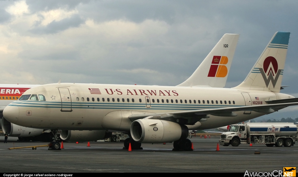 N828AW - Airbus A319-132 - US Airways