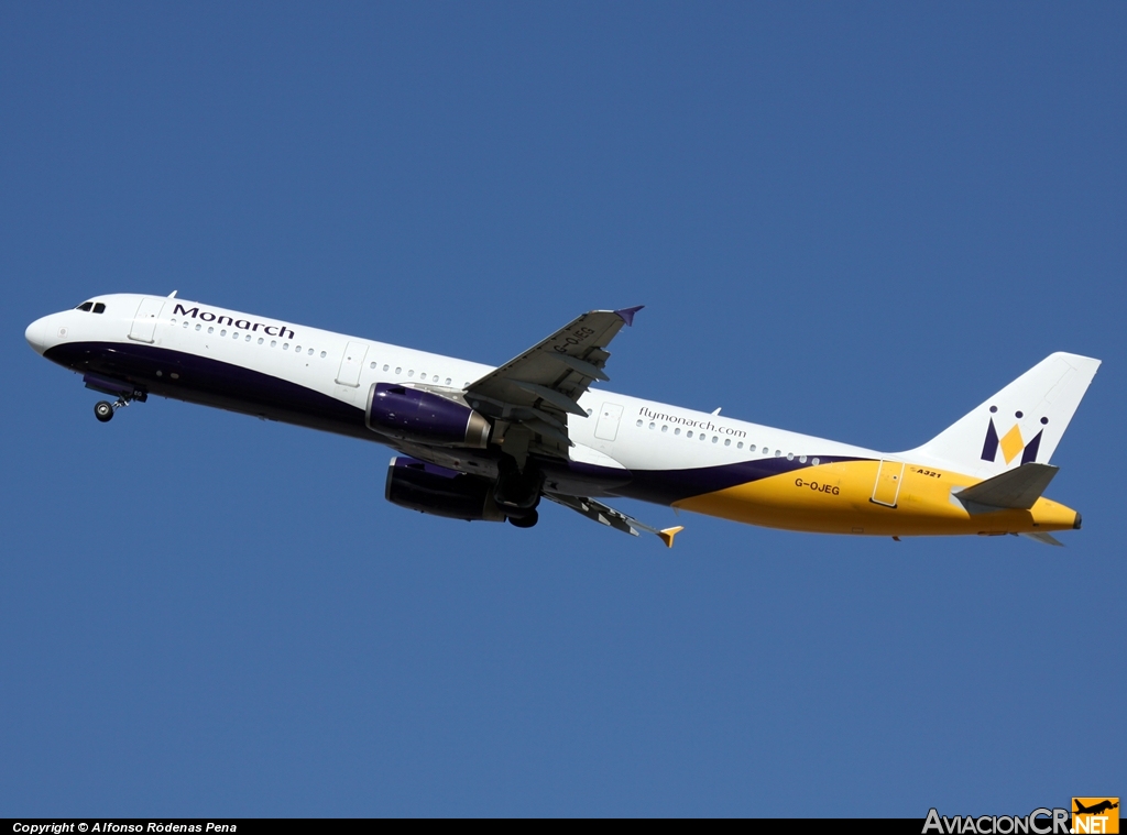 G-OJEG - Airbus A321-231 - Monarch Airlines