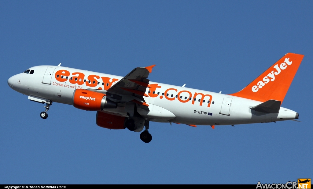 G-EZBV - Airbus A319-111 - EasyJet Airlines
