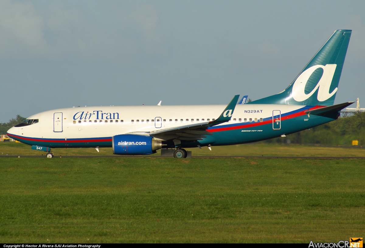 N329AT - Boeing 737-7BD - AirTran