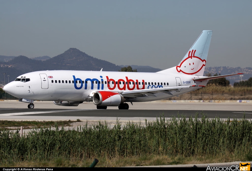 G-ODSK - Boeing 737-37Q - Bmibaby