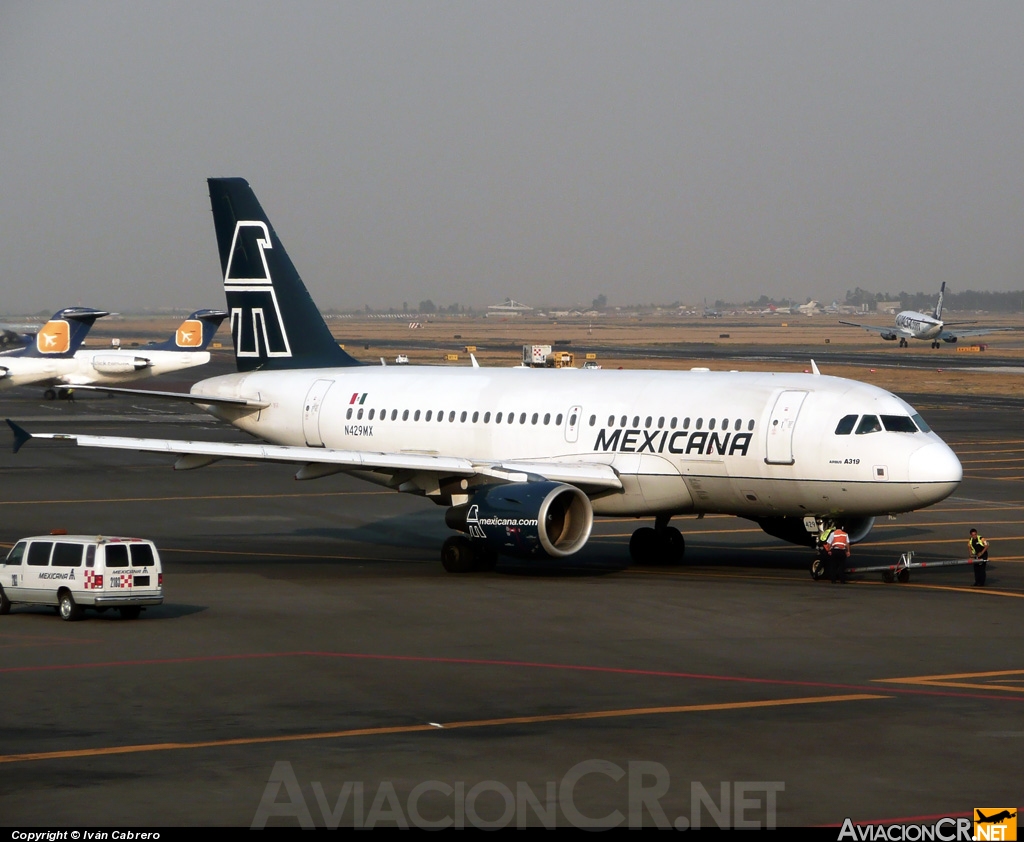 N429MX - Airbus A319-112 - Mexicana