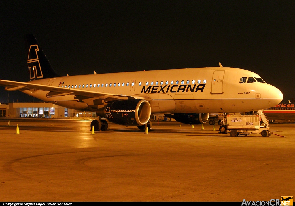 XA-MXG - Airbus A319-112 - Mexicana