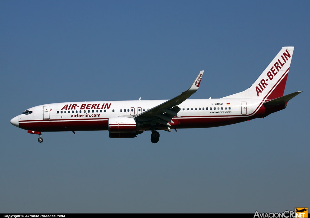 D-ABAD - Boeing 737-86J - Air Berlin