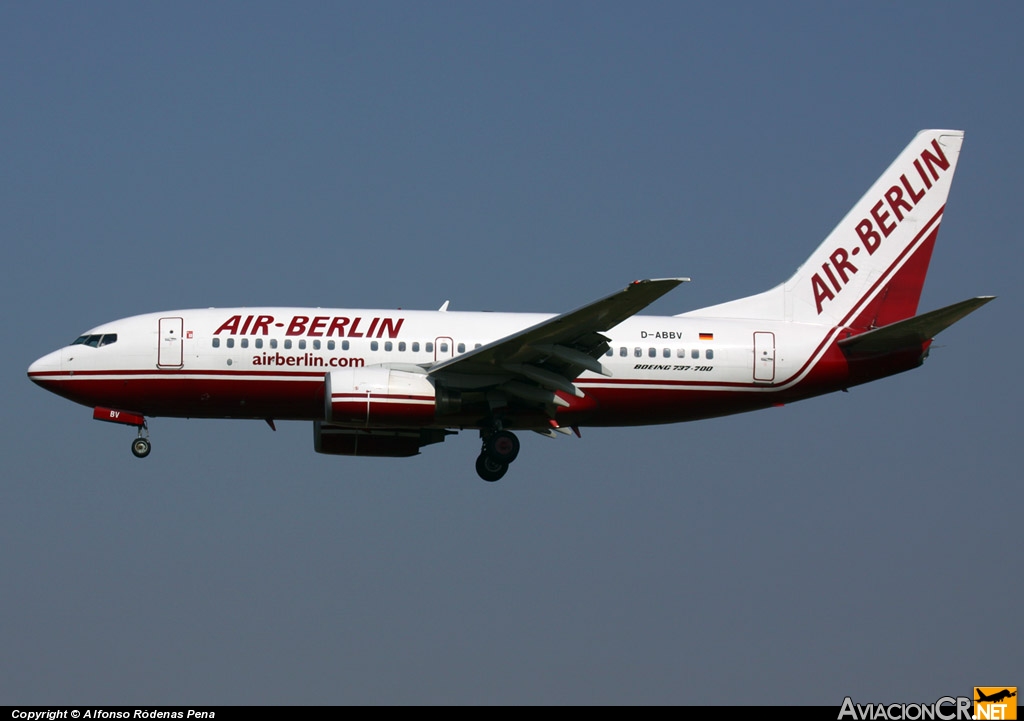 D-ABBV - Boeing 737-7Q8 - Air Berlin