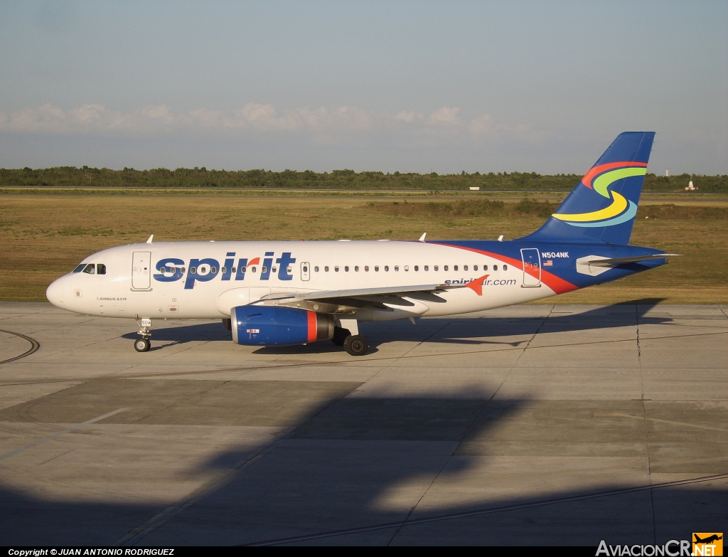 N504NK - Airbus A319-132 - Spirit Airlines