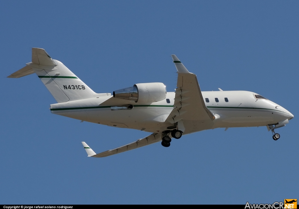 N431CB - Challenger 601-3R - C R Bard Inc. N431CB - Challenger 601-3R - C R Bard Inc.