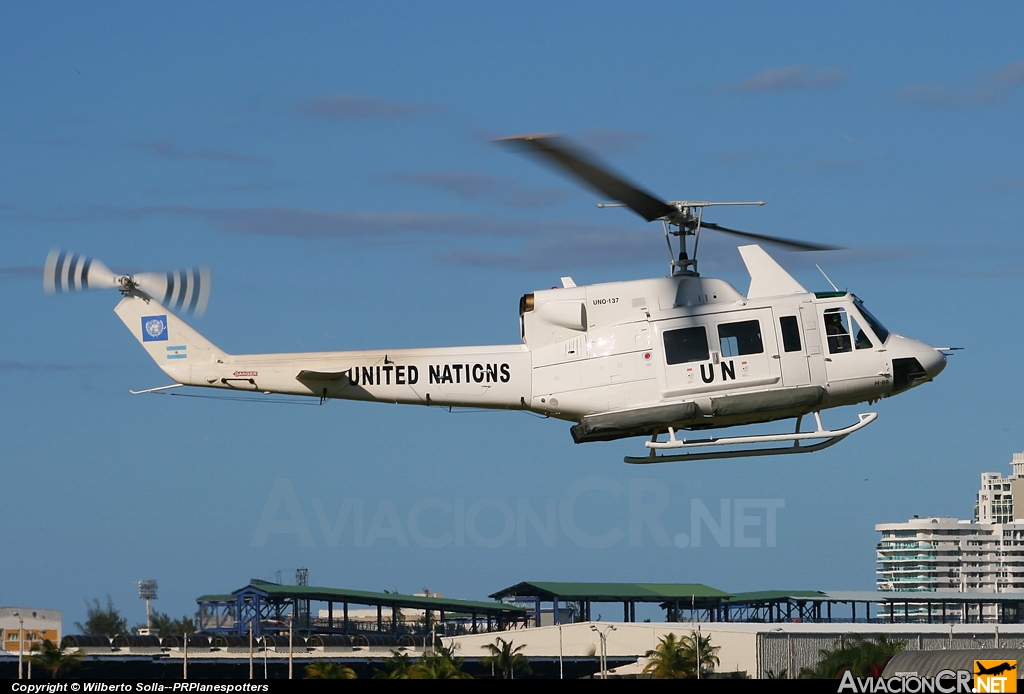 UNO-137 - Bell UH-1 Huey II - United Nations Organization(UNO) / Oganizacion Nac