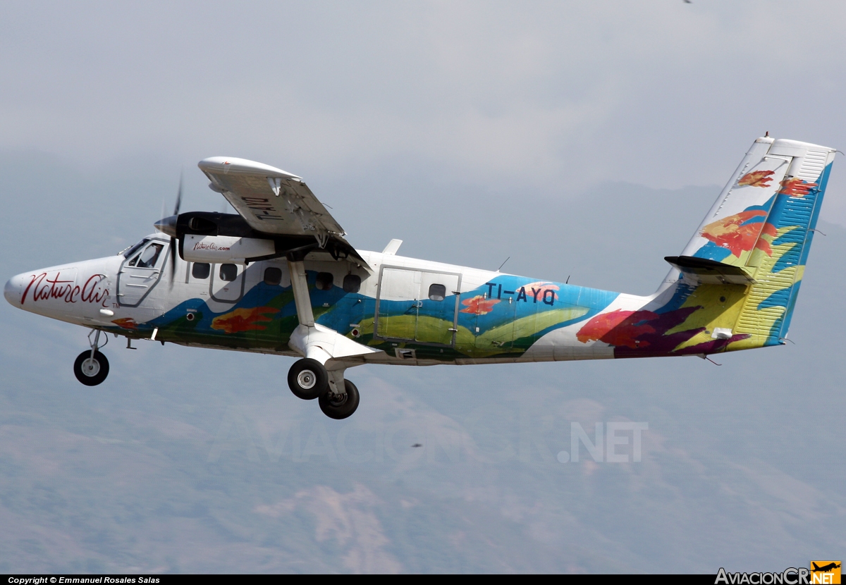 TI-AYQ - De Havilland Canada DHC-6-300 Twin Otter - Nature Air