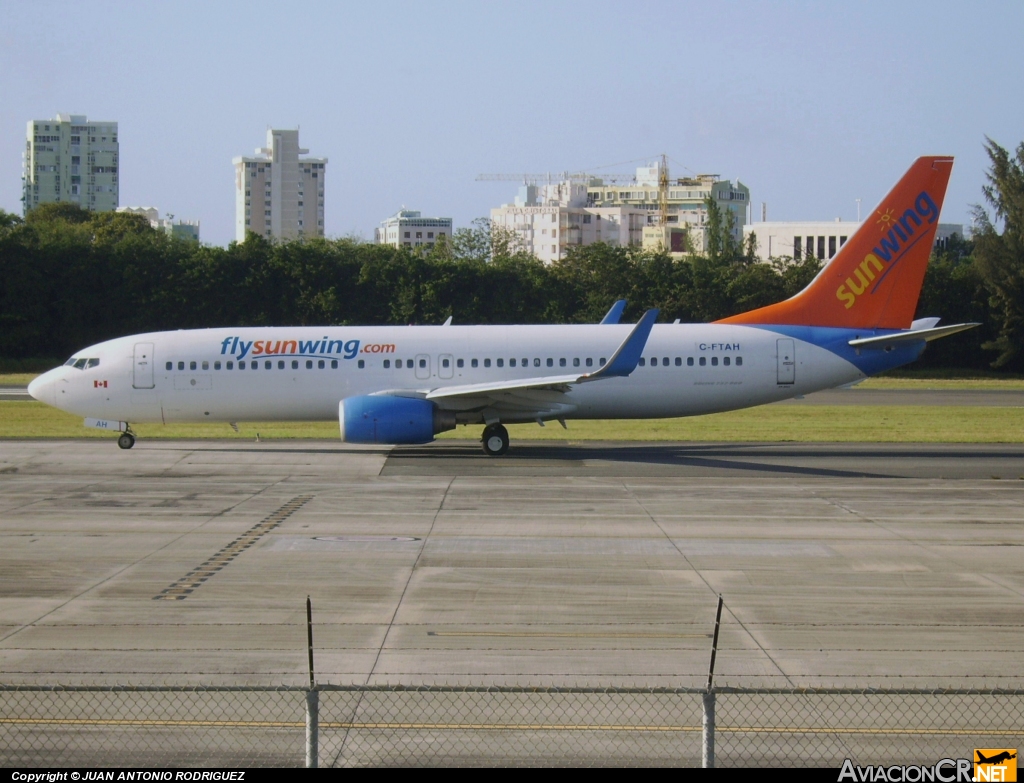 C-FTAH - Boeing 737-8Q8 - Sunwing Airlines