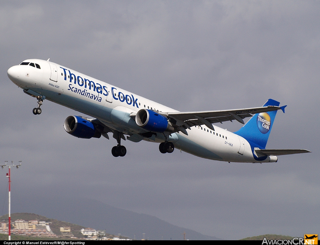 OY-VKA - Airbus A321-211 - Thomas Cook Airlines (Scandinavia)