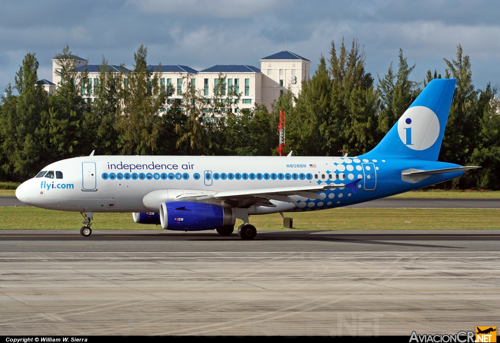 N808BR - Airbus A319-132 - Independence Air