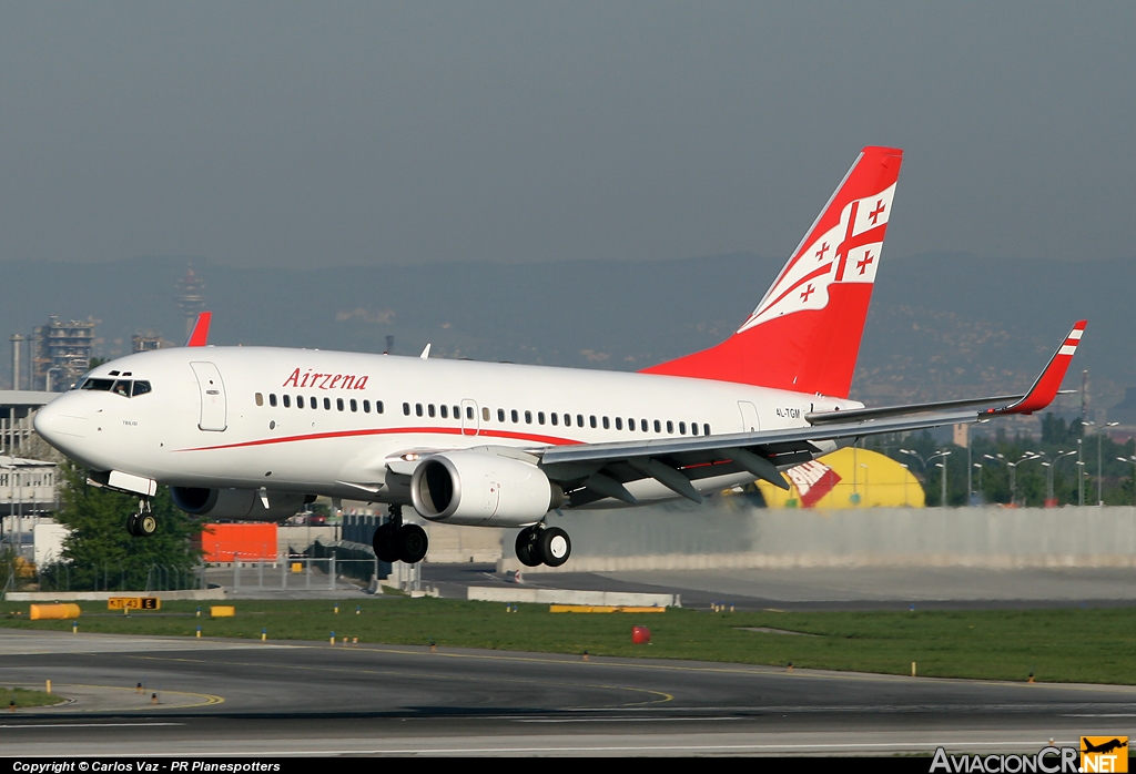 4L-TGM - Boeing 737-7BK - Airzena Georgian Airlines