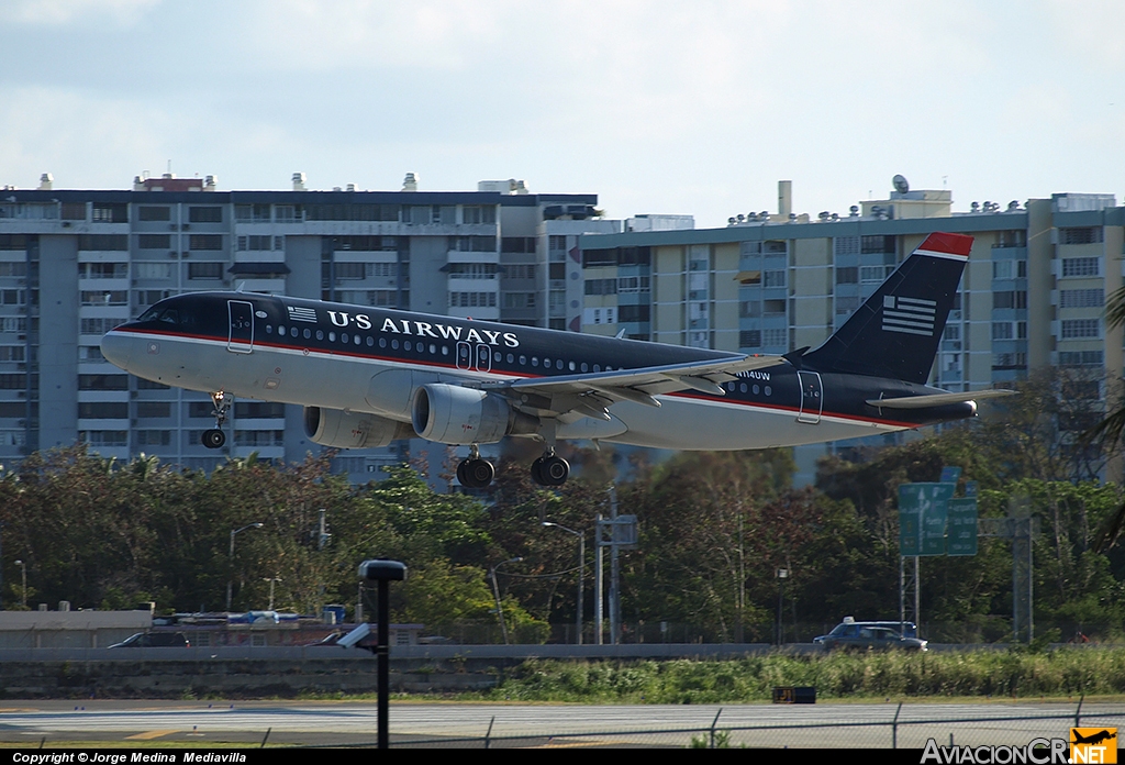 N114UW - Airbus A320-214 - US Airways