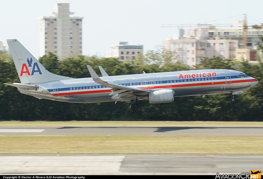 N917AN - Boeing 737-823 - American Airlines