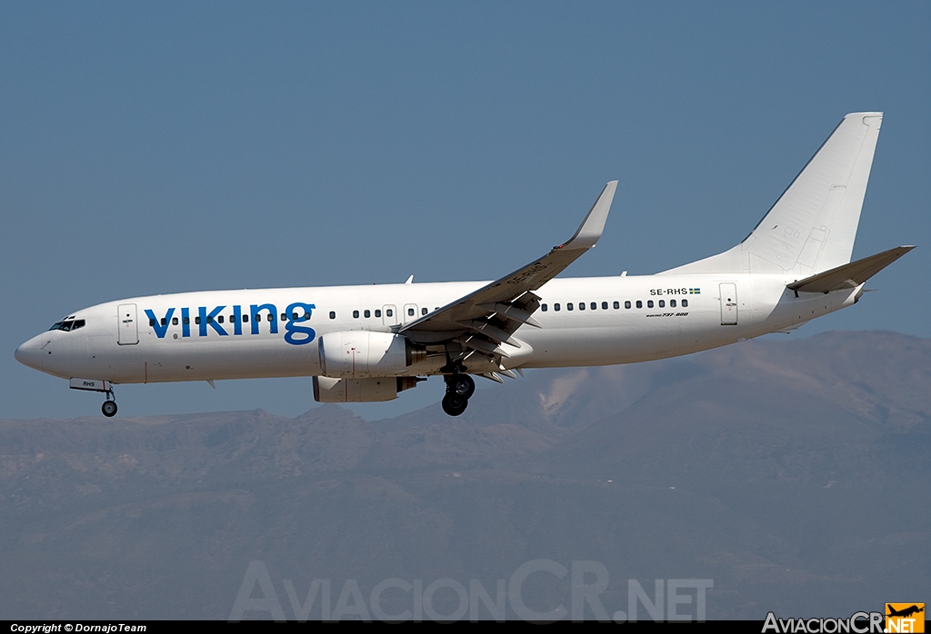 SE-RHS - Boeing 737-86N - Viking Airlines