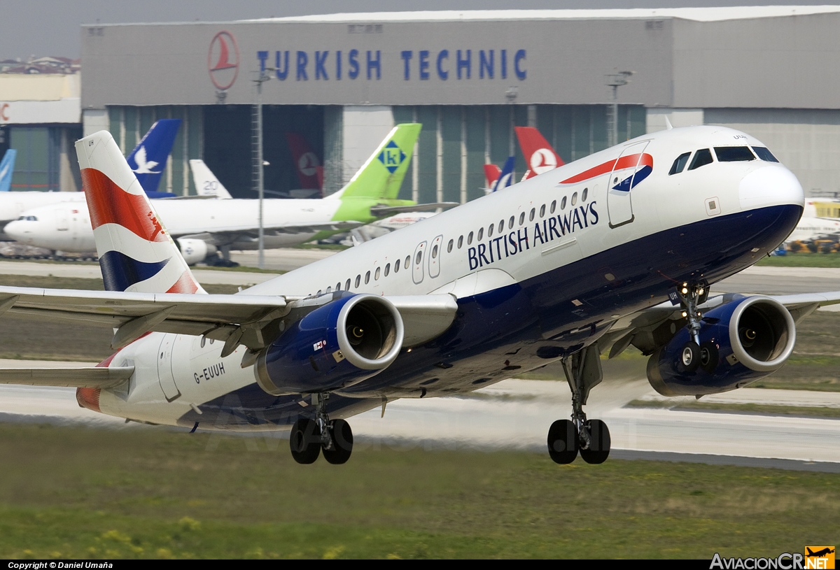 G-EUUH - Airbus A320-232 - British Airways