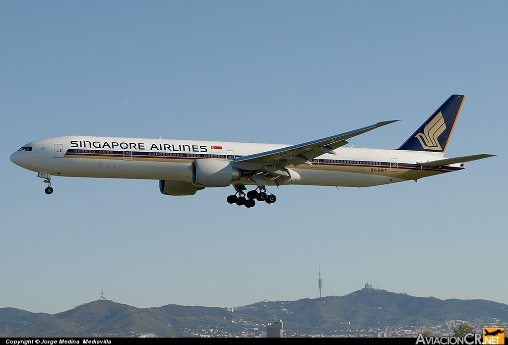 9V-SWT - Boeing 777-312/ER - Singapore Airlines