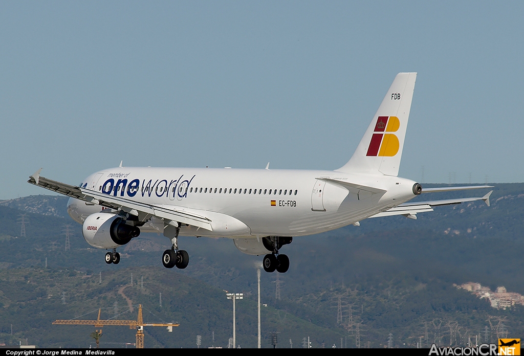 EC-FDB - Airbus A320-211 - Iberia