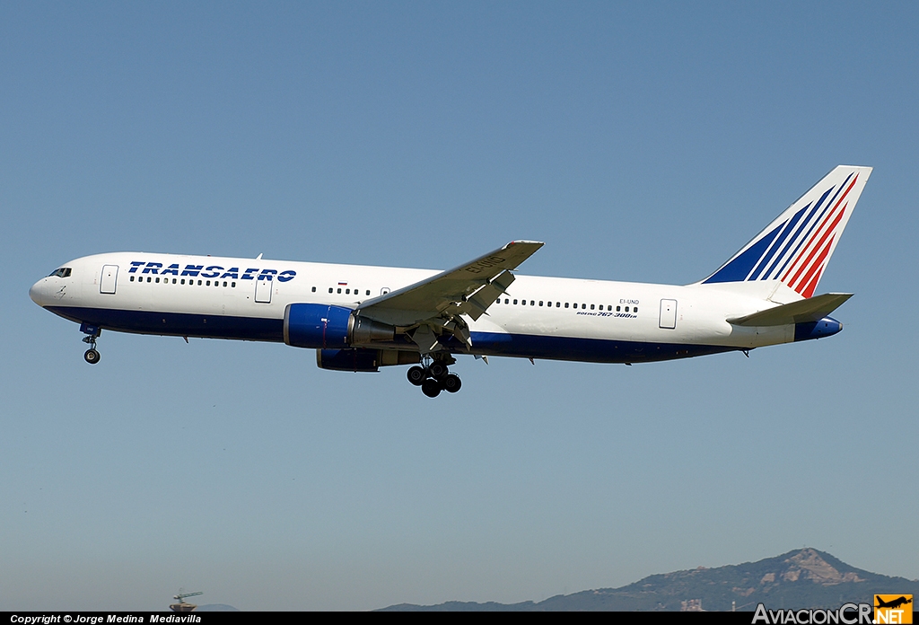 EI-UND - Boeing 767-3P6/ER - Transaero Airlines