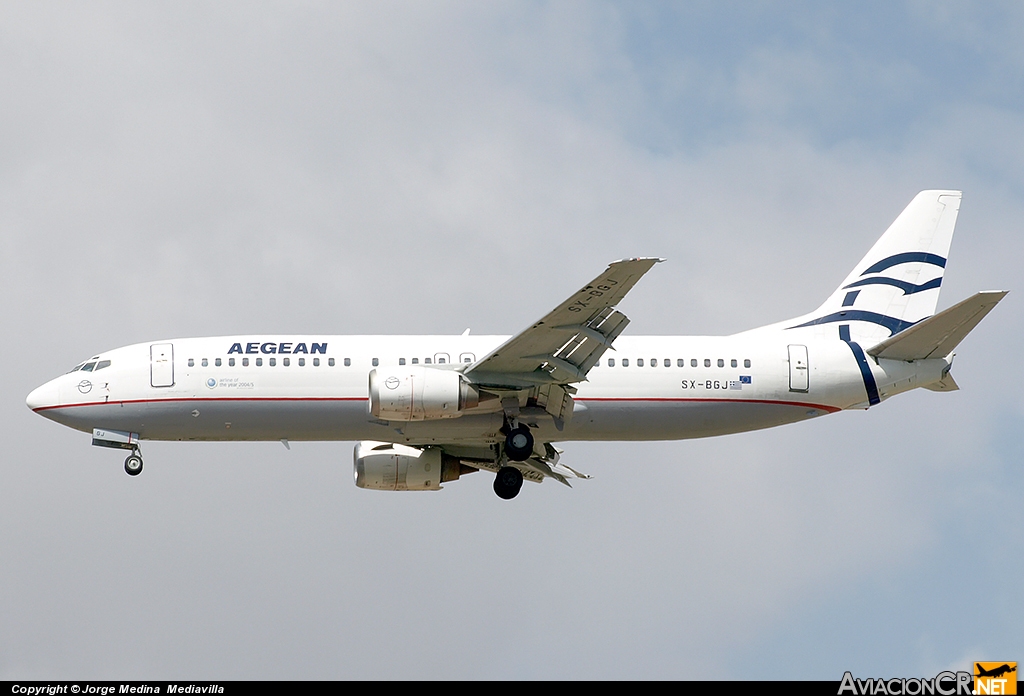 SX-BGJ - Boeing 737-4S3 - Aegean Airlines