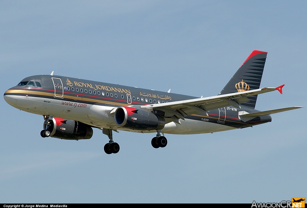 JY-AYM - Airbus A319-132 - Royal Jordanian