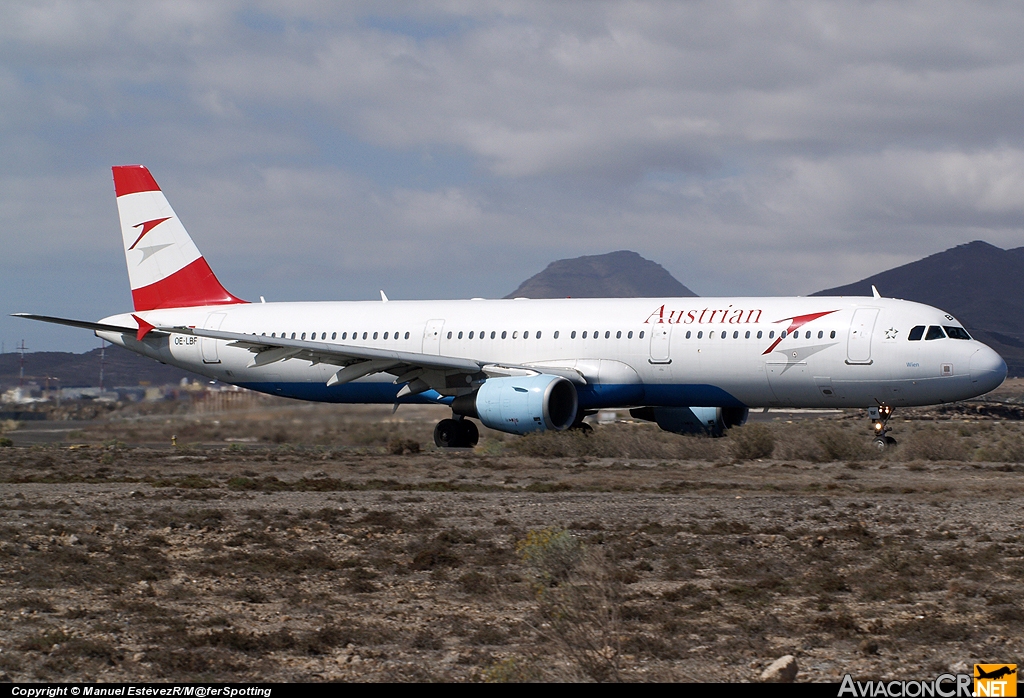 OE-LBF - Airbus A321-211 - Austrian Airlines