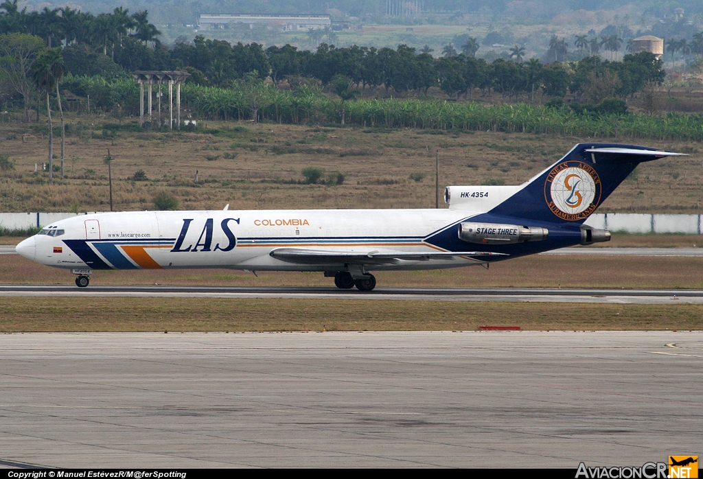 HK-4354 - Boeing 727-2X3/Adv(F) - Lineas Aereas Suramericanas