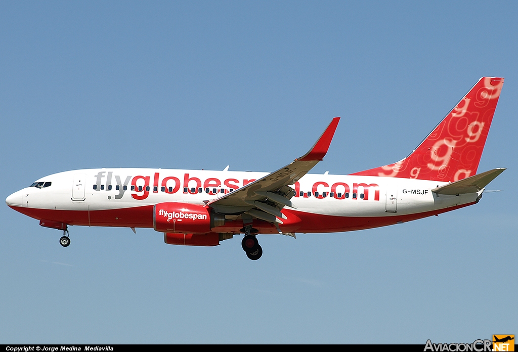 G-MSJF - Boeing 737-7Q8 - Flyglobespan