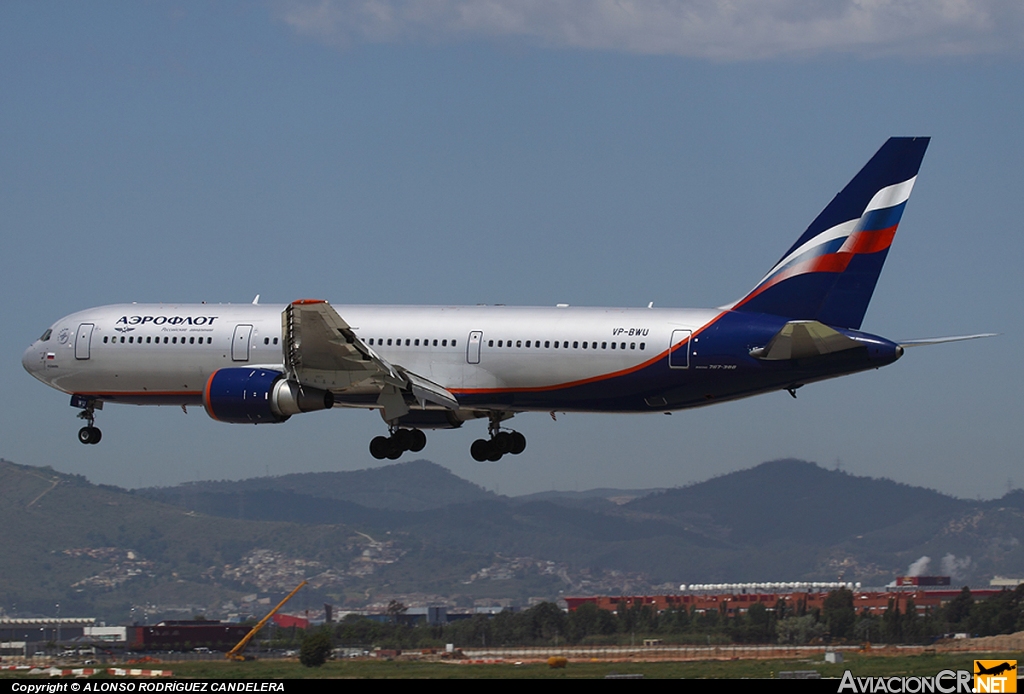 VP-BWU - Boeing 767-3T7/ER - Aeroflot