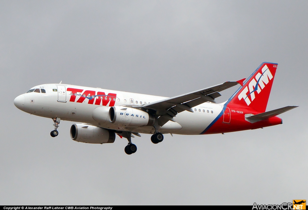 PR-MAN - Airbus A319-132 - TAM