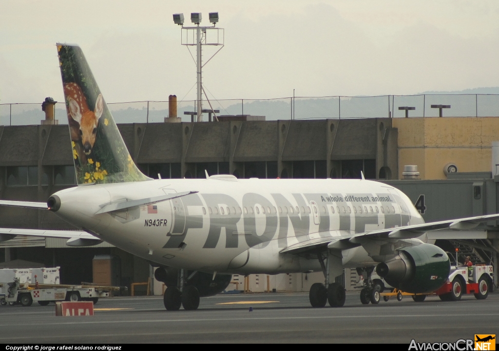 N943FR - Airbus A319-112 - Frontier Airlines