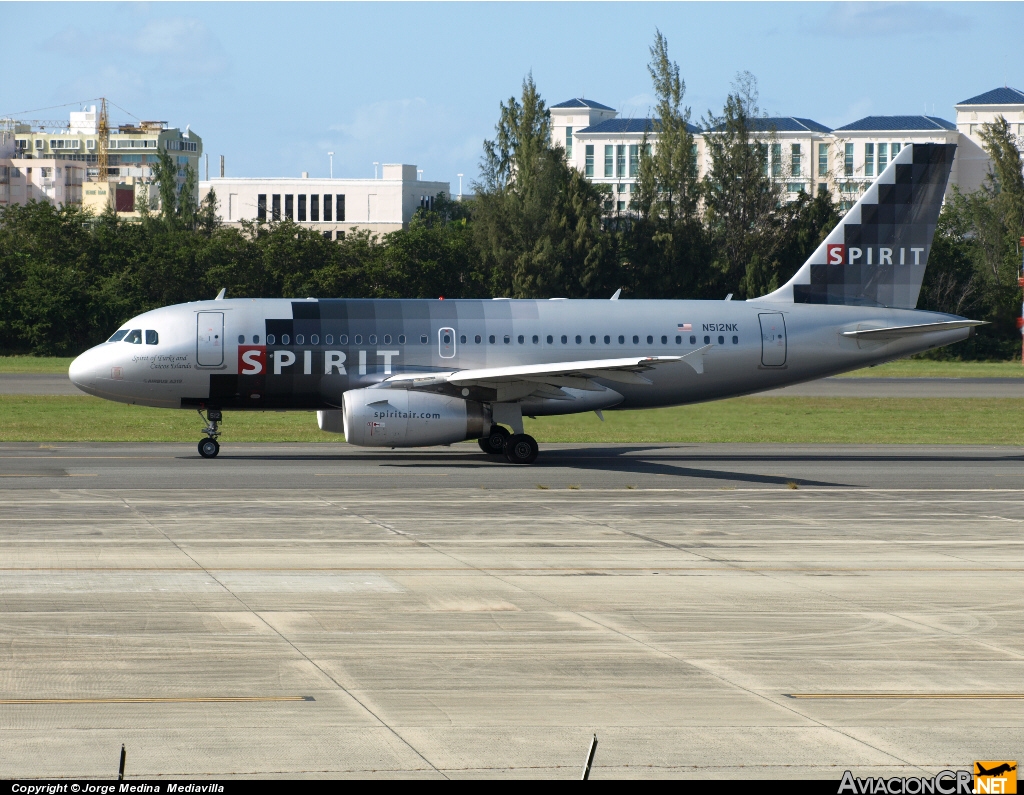 N512NK - Airbus A319-132 - Spirit Airlines