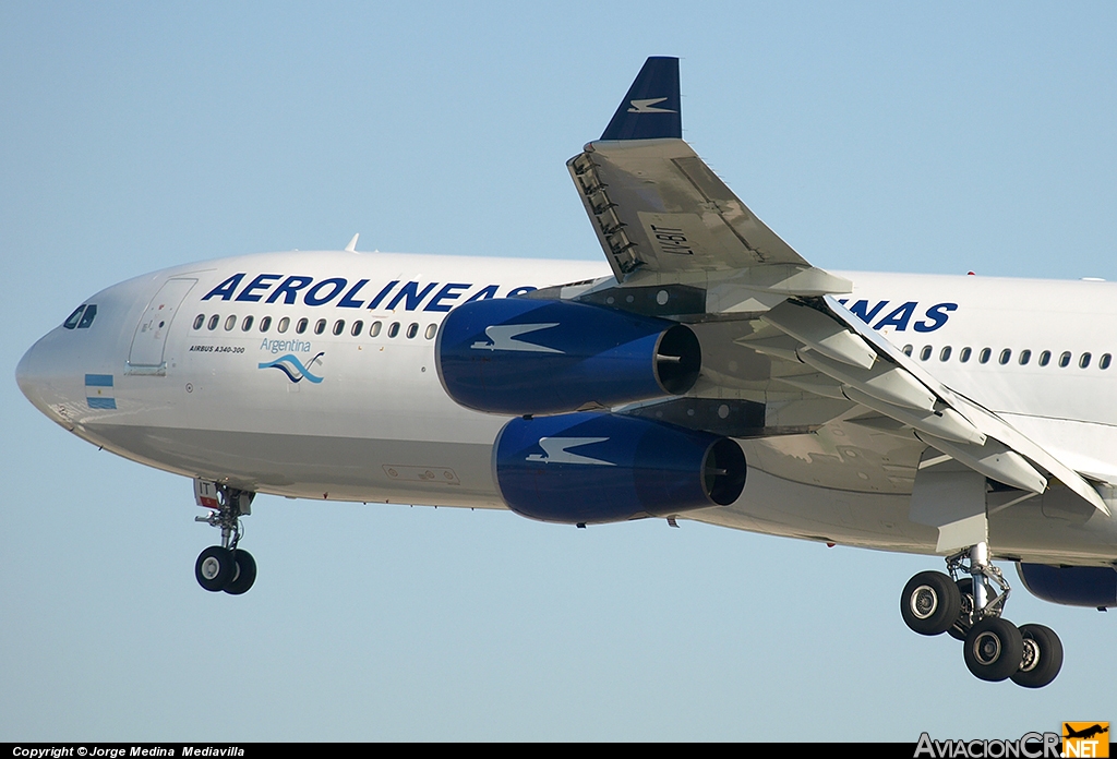 LV-BIT - Airbus A340-313 - Aerolineas Argentinas