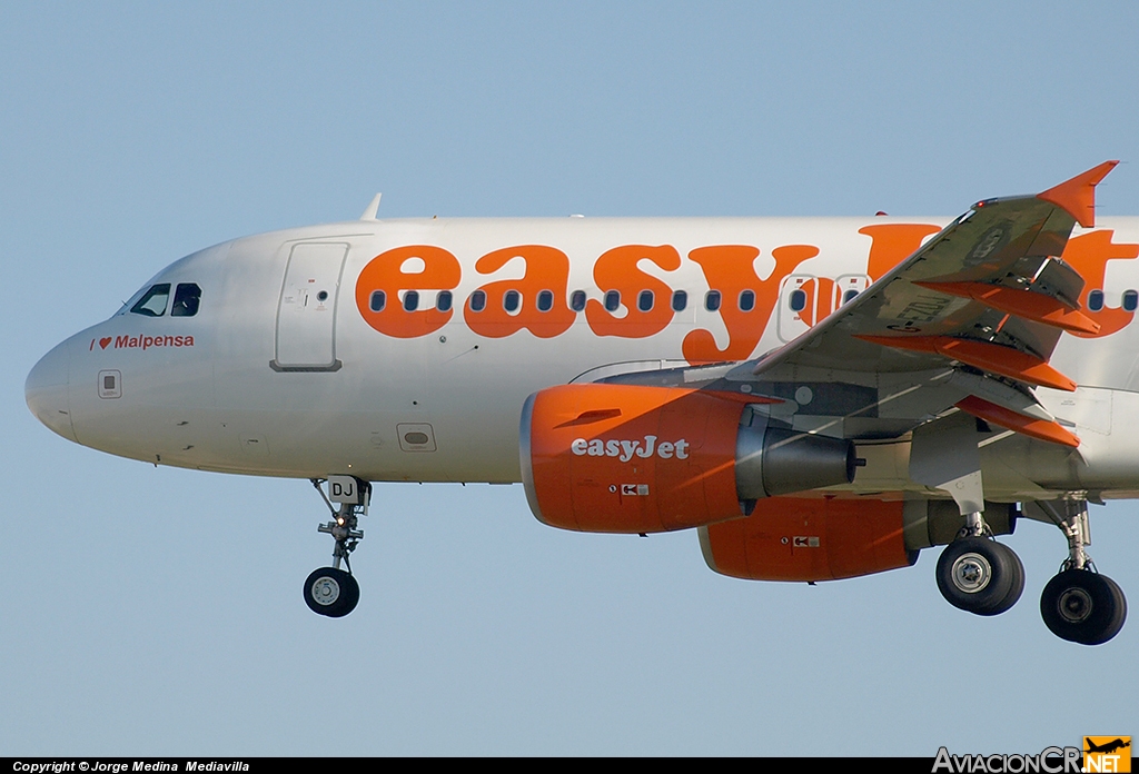 G-EZDJ - Airbus A319-111 - EasyJet Airlines