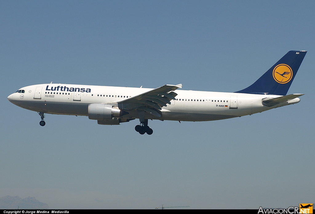 D-AIAH - Airbus A300B4-603 - Lufthansa