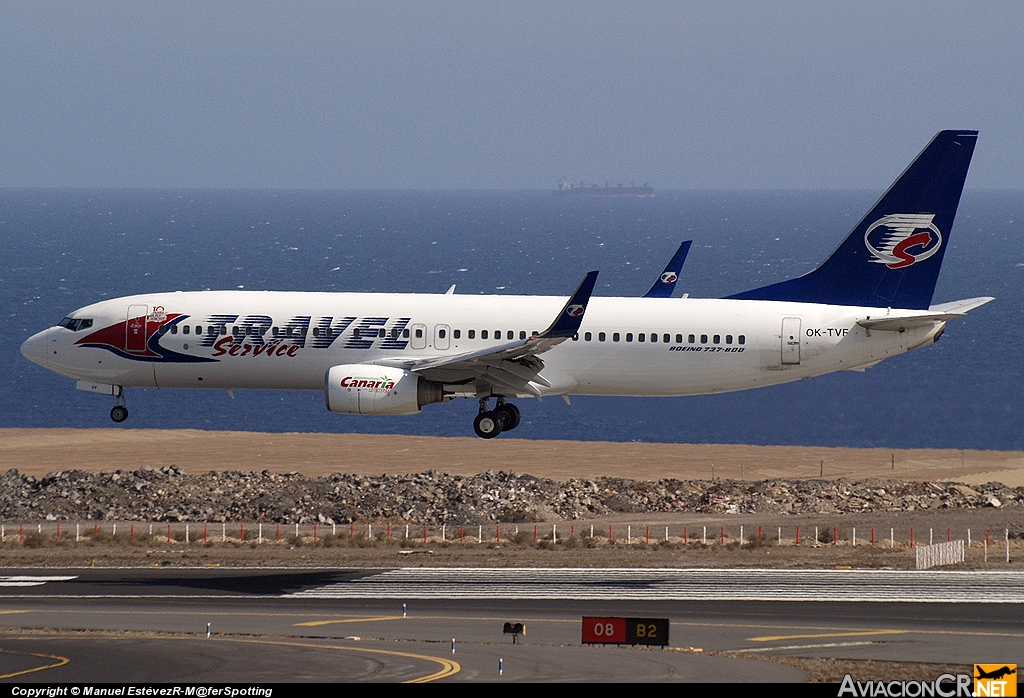 OK-TVF - Boeing 737-8FH - Travel Service