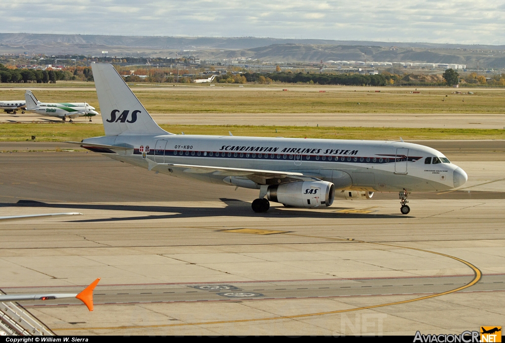 OY-KBO - Airbus A319-132 - Scandinavian Airlines - SAS