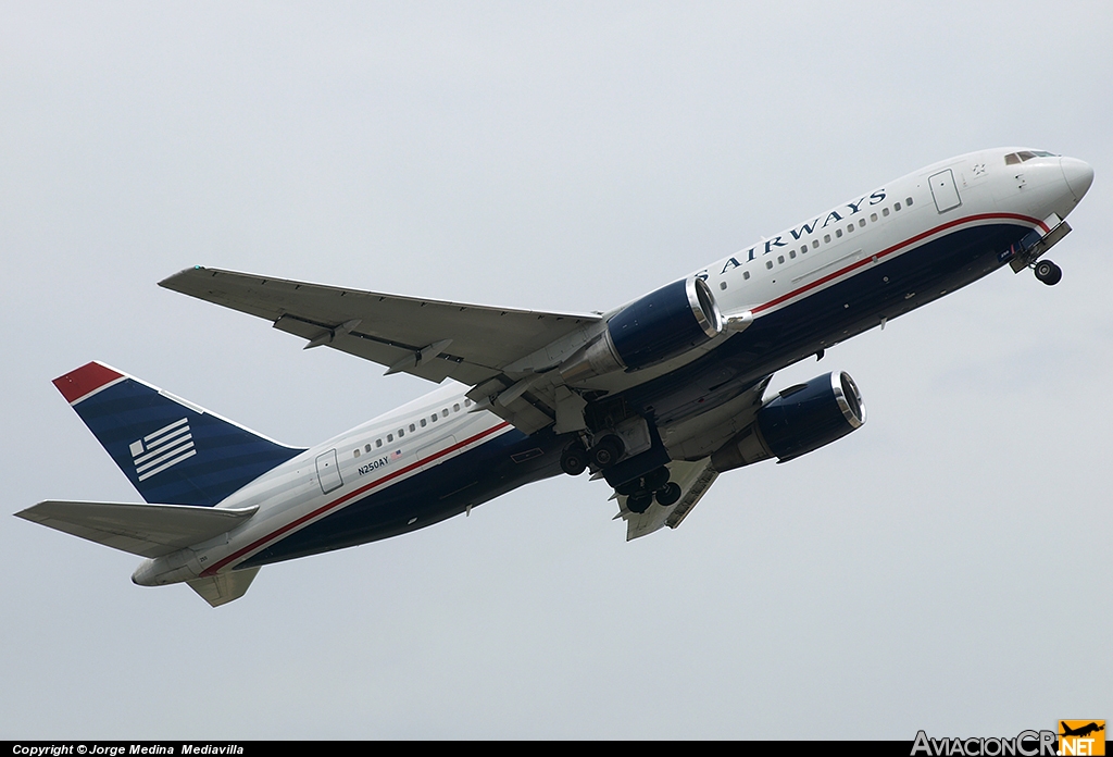N250AY - Boeing 767-201(ER) - US Airways
